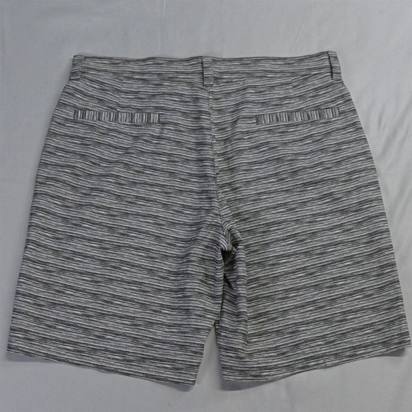 Grand Slam 34‎ x 9" Gray Print Stretch Tech Golf Chino Shorts - Picture 7 of 7